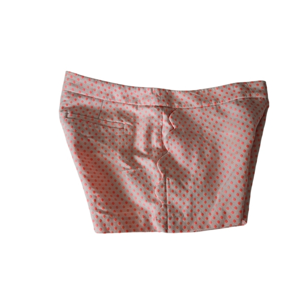 J.Crew Polka Dot Pink Scollaop Women's Shorts - Picture 4 of 7